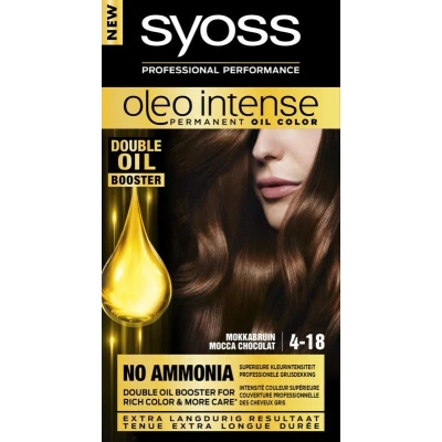 Abbildung von Syoss Color Oleo Intense 4 18 mokkabruin haarverf 1set