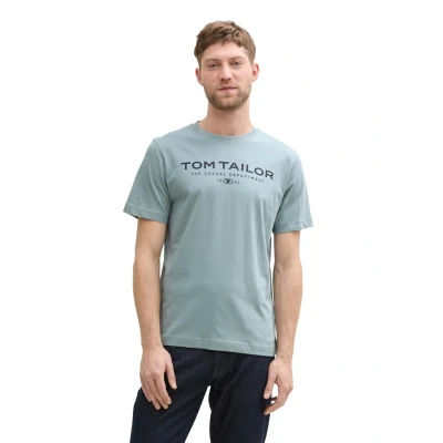 Abbildung von TOM Tailor Tshirt print, Herren, Größe: XL, Grey mint