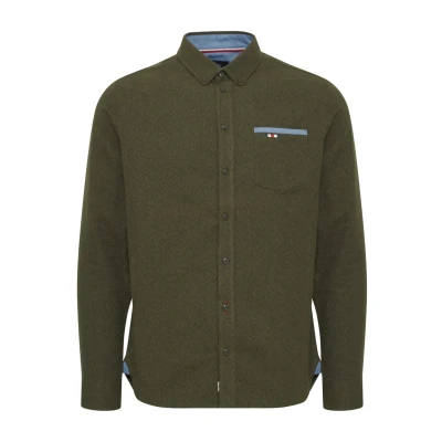 Abbildung von FQ1924 Steven LS Hemd, Herren, Größe: 3XL, Forest night