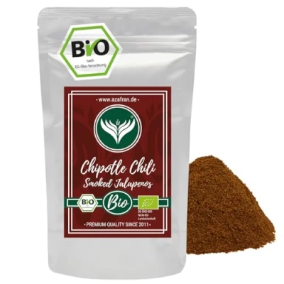 Abbildung von Azafran BIO Chipotle Chili Pulver gemahlen Geräucherter Jalapeno Chilipulver 250g