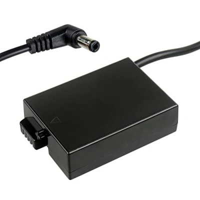 Abbildung von DC Coupler für Canon EOS mit LP E8, ersetzt DR E8 Akku Dummy permanenente Stromversorgung über z.B. V Mount