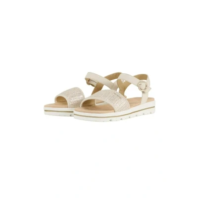 Abbildung von TOM Tailor Licence Flache MIT Flechtmuster Riemensandalette goldcoloured, Damen, Größe: 38, Gold coloured Schuhe