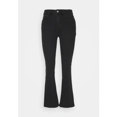 Abbildung von JDY Jdynewflora LIFE HIGH Flared Jeans, Damen, Größe: 28x34, Dark grey denim