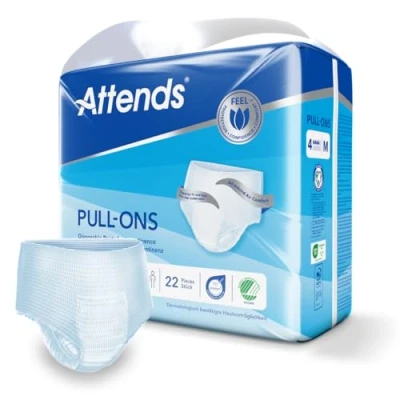 Abbildung von Attends Pull Ons 4 Einmalhosen Medium (Karton: x 22 = 88 Stück)