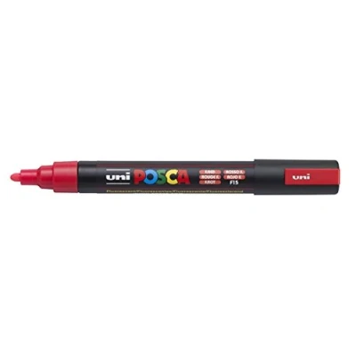 Abbildung von Uni Ball Fasermaler Posca PC 5M 1,8 2,5mm neon rot