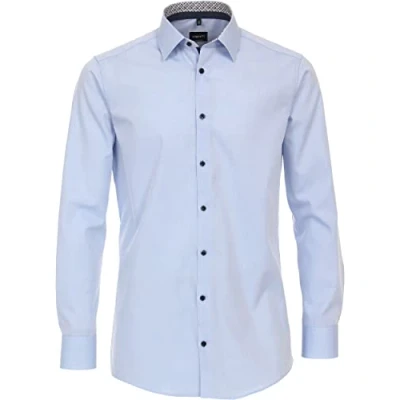 Abbildung von Venti Modern FIT Hemd, Herren, Größe: 40, Light blue
