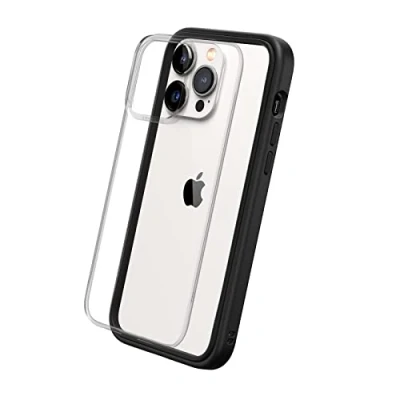 Abbildung von RhinoShield Modulares Case kompatibel mit [iPhone 14 Pro Max] Mod NX Anpassbare &amp; stoßdämpfende Schutzhülle im schlanken Design 3.5 Meter Fallschutz Schwarz