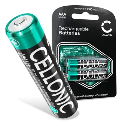 Abbildung von CELLONIC® Ersatzakku Ersatz Akku für Alecto DBX 84 Eco DECT, 85 Digitale Eco, 88 DECT Babyphone 2X 1000mAh AAA Babycam Batterie