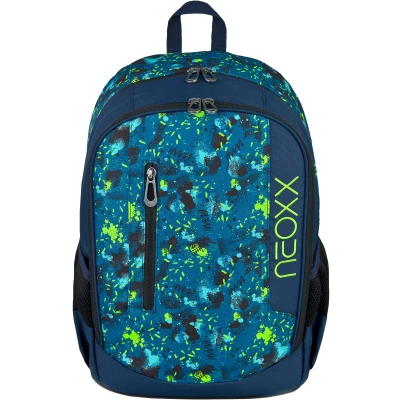 Abbildung von neoxx Schulrucksack &quot;Flow, Petrol Extreme&quot;, teilweise aus recyceltem Material