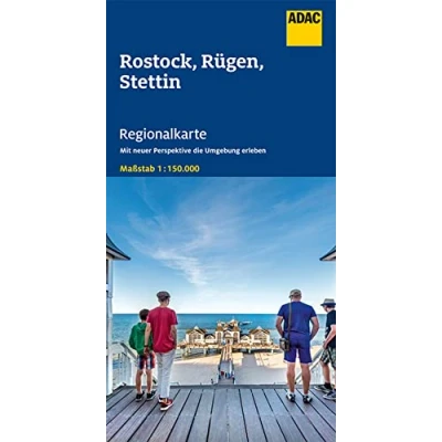 Abbildung von ADAC Regionalkarte 03 Rostock, Rügen, Stettin 1:150.000: Mit neuer Perspektive die Umgebung erleben