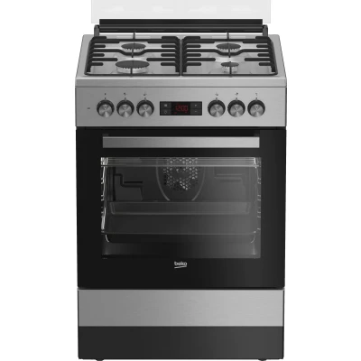 Abbildung von BEKO Gas Standherd &quot;FSM62320DXS 7785882906&quot;, FSM62320DXS 7785882906, mit Teleskopauszug nachrüstbar