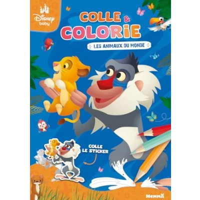 Abbildung von Disney Baby Colle et colorie Animaux du monde