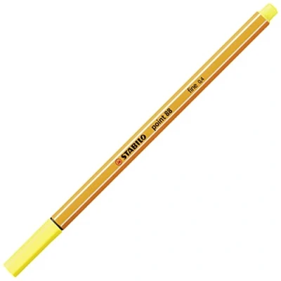 Abbildung von Stabilo Fineliner point 88 0,4 mm zitronengelb