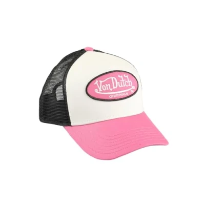 Abbildung von Von Dutch Trucker Cap Boston White Pink Mehrfarbig, Size:OneSize