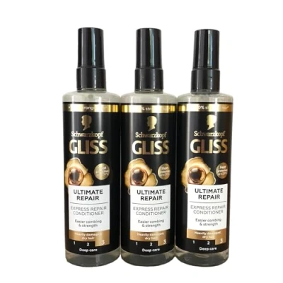 Abbildung von Gliss Spray Conditioner Express Ultimate Repair 200ml für stark geschädigtes Haar Schwarzkopf