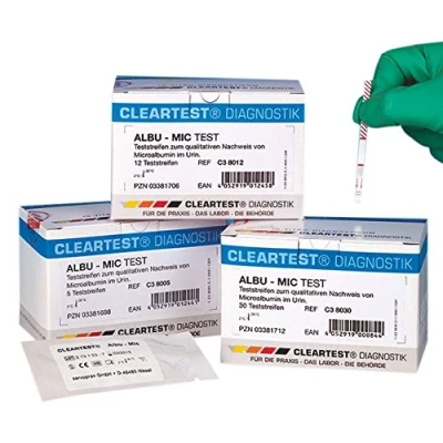 Abbildung von Cleartest Albu mic Test Urin 30 St