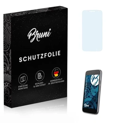 Abbildung von Bruni Schutzfolie kompatibel mit Lenovo Motorola Moto G4 Play Folie, glasklare Displayschutzfolie (2X)