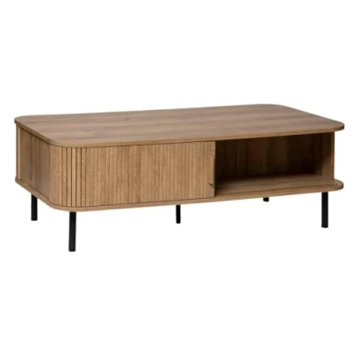 Abbildung von Atmosphera Zweitüriger Couchtisch Colva Natur Holz Beige