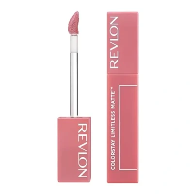 Abbildung von Revlon ColorStay Limitless Matte Liquid Lipstick, Flüssiger Matter Lippenstift, Angereichert mit Dreifacher Hyaluronsäure, 100% Vegane Formel, Ultra Langanhaltend, 005 Strut
