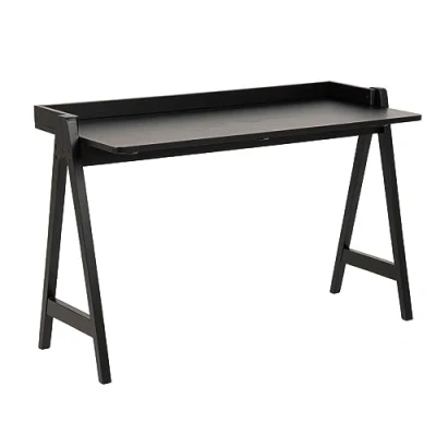 Abbildung von AC Design Furniture Maya Desk, Black, MDF, L: 51.6 x W: 126.6 H: 80 cm, 1 pcs.
