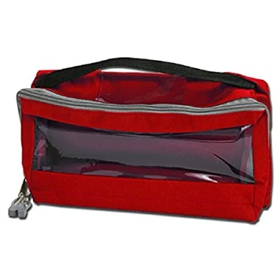 Abbildung von Gima E3 Rechteckige Tasche, gepolstert, mit Sichtfenster und Griff, Rot