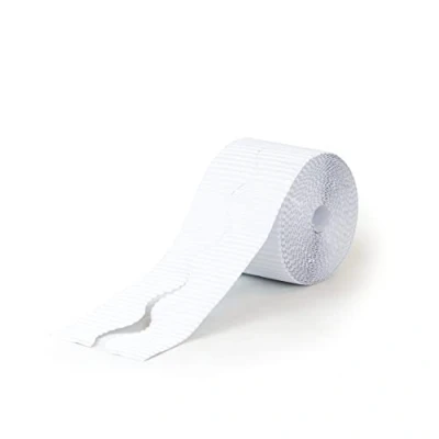 Abbildung von Pryse Rand aus Wellpappe, Weiß, 10 cm x (7,5 m 2)