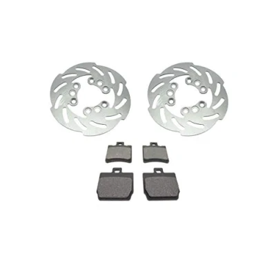 Abbildung von Wave Bremsbeläge Bremsscheibe Set Satz Vorne Hinten für Yamaha Aerox &amp; MBK Nitro
