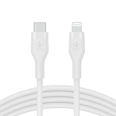 Abbildung von Belkin BOOST CHARGE Flex USB C Kabel mit Lightning Connector Smartphone Kabel, Lightning, (200 cm)