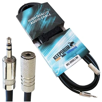 Abbildung von keepdrum MC 099XJ Verlängerungskabel 3,5mm Stereo Mini Klinke Kopfhörer Verlängerung (3m)