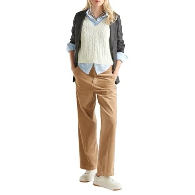 Abbildung von United Colors of Benetton Damen 4ha2df07i Hose, braun, 50