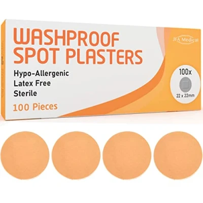 Abbildung von JFA waschfest Spot Pflaster 22 x mm 100 Pro Box