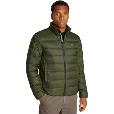 Abbildung von Tommy Jeans Jacket Daunenjacke, Herren, Größe: 54, Fatigue green