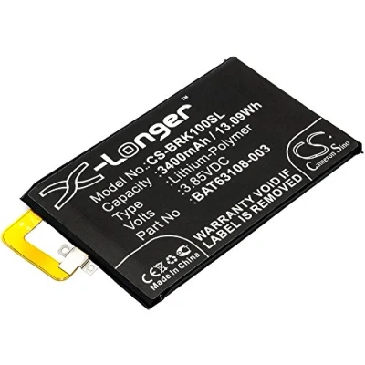 Abbildung von TCTK akkus Kompatibel mit [BlackBerry] BBB100 1, 1 TD LTE, 2, 3, 6, DTEK70, KEYone, Mercury Ersetzt BAT 63108 003,