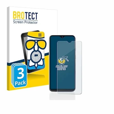 Abbildung von BROTECT Entspiegelungs Schutzglas für Samsung Galaxy A20e (3 Stück) Schutz Folie Panzerfolie Glas Matt [Extrem Kratzfest 9H, Anti Reflex]