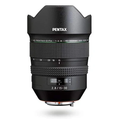 Abbildung von Pentax,HD Pentax D FA 15 30MM F2.8ED SDM WR W/CASE, Ultraweitwinkel Zoomobjektiv Hochauflösendes Bild Wetterfeste Konstruktion Extra scharfe Bilder mit hohem Kontrast Hochgeschwindigkeits AF,schwarz