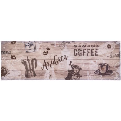 Abbildung von Primaflor Ideen in Textil Küchenläufer &quot;ARABICA&quot;, rechteckig, Motiv Kaffee, rutschhemmend, waschbar, Küche