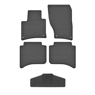 Abbildung von Fußmatten Vorne, Hinten + Tunnel Matte 5er Set für VW Touareg 2 2010 2018 7P Gummi Gummimatten