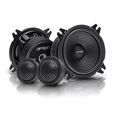 Abbildung von Option AIR 100 10cm 2 Wege Komponenten Lautsprecher System 25mm Hochtöner mit Gewebekalotte 70 Watt RMS, 3 Ohm