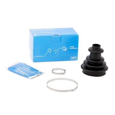 Abbildung von SKF VKJP 01019 Achsmanschette 115 Gummi VOLKSWAGEN: Polo V Schrägheck, Passat B6 Variant, B7 AUDI: A3 Sportback, Schrägheck
