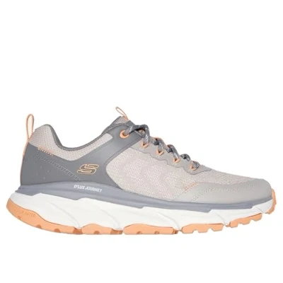 Abbildung von Skechers Damen Journey Ringelblume D&#039;LUX Reise Marigold, Brauner synthetischer Textilbesatz, 41 EU