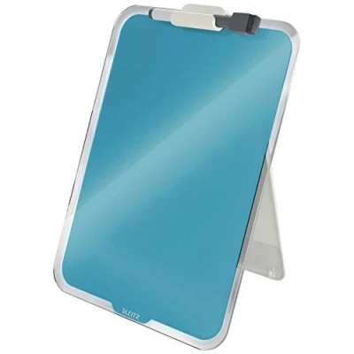 Abbildung von Leitz Desktop Notizboard mit Glasoberfläche, Sanftes Blau, Cosy Serie, 39470061