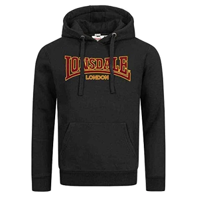Abbildung von Lonsdale Herren Klassisk Ll002 Kapuzenpullover, Schwarz, 3XL EU