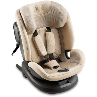 Abbildung von Kinderkraft XPEDITION3 I SIZE 40 150 cm, Kindersitz 0 36 kg, Reboarder 360 grad drehbar, Isofix station, FWF und RWF, Verstellbare Kopfstütze/Rückenlehne mit Liegeposition, SPS+, H GUARD+, Beige