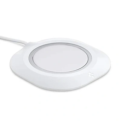 Abbildung von Spigen Mag Fit 2 MagSafe Halterung Hülle für Ladegerät 2024 25W Kompatibel mit iPhone 16/15/14/13/12, AirPods 4 (2024), Pro 1/2 und 3 (Ladegerät Nicht enthalten) Weiß