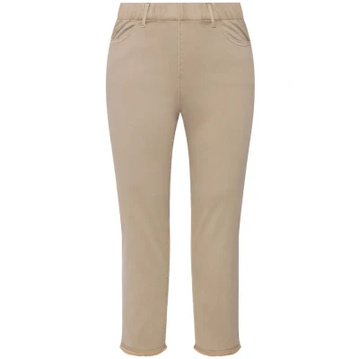 Abbildung von Ulla Popken 7/8 Hose Sienna Fransensaum schmales Bein