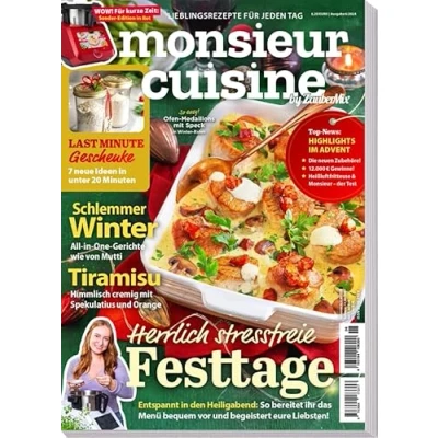 Abbildung von Monsieur Cuisine by Zaubermix 06/24 Advent Weihnachten Festmenü Schlemmer Winter