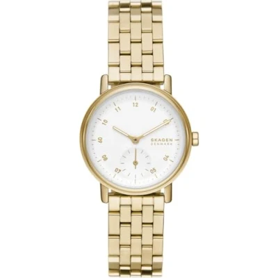 Abbildung von Skagen Kuppel Lille Uhr Gold coloured, Damen, Größe: One Size, coloured