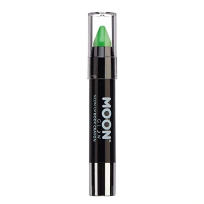 Abbildung von Moon Glow, Neon UV Lackstift Körperkreide für Gesicht und Körper (Intensives Grün)