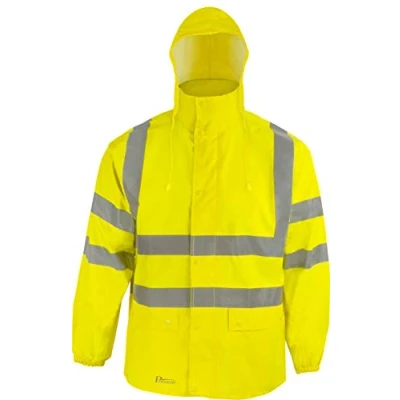 Abbildung von Terrax Workwear Regenjacke Warnschutz 60832