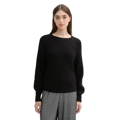 Abbildung von TOM Tailor Denim Strickpullover, Damen, Größe: XS, Deep black